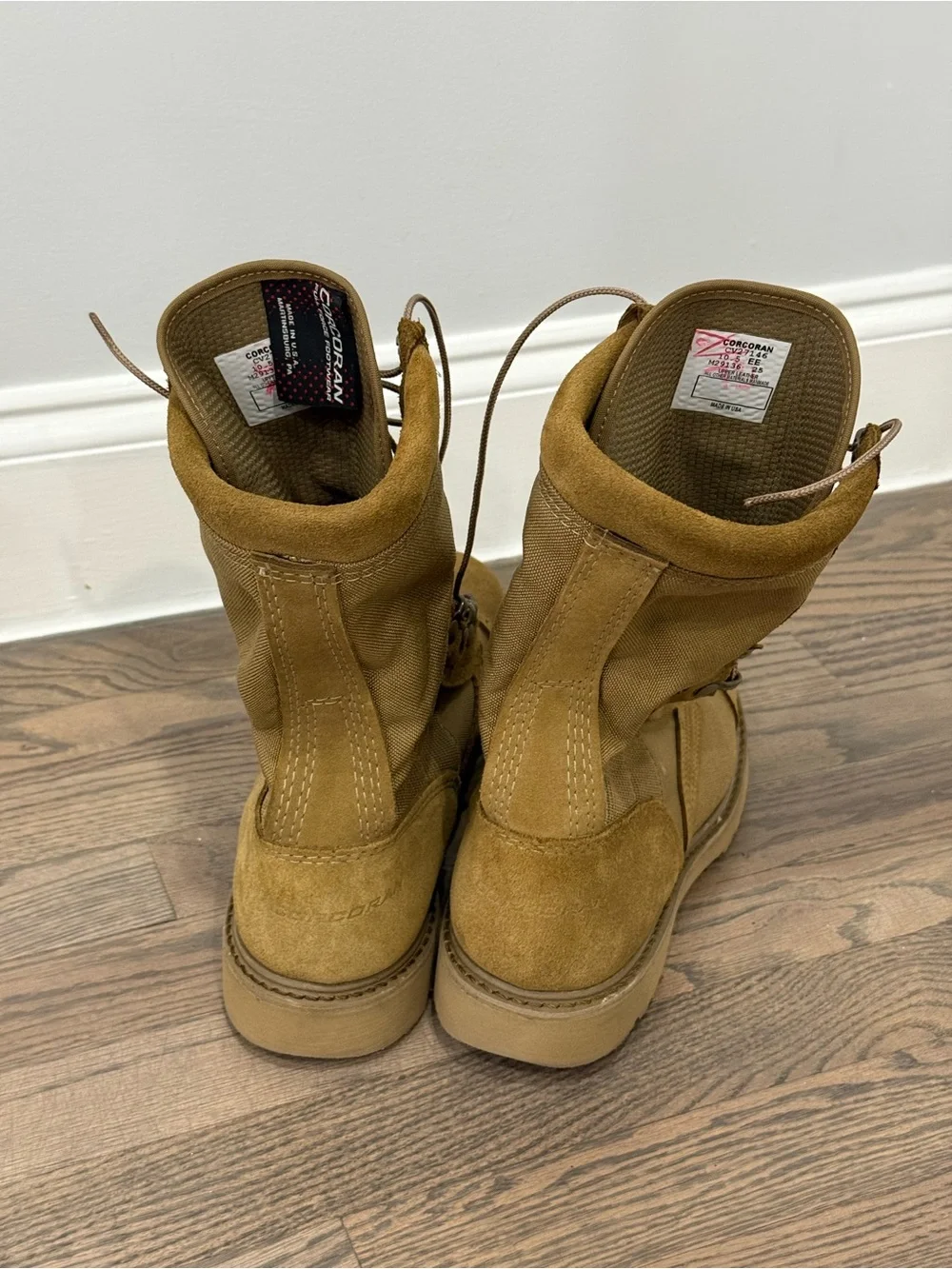 New 10.5 EE Men’s Corcoran 10” Cordura Coyote Marauder Steel Toe Boots